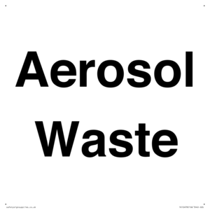 Aerosol Waste